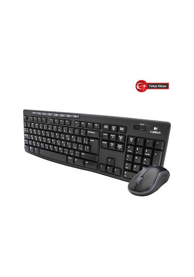 Logıtech Mk270, 920-004525, Kablosuz, Türkçe Q, Klavye Mouse Set Lazer