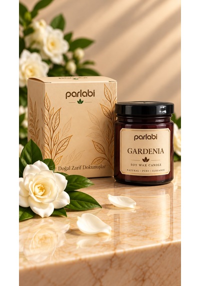 Gardenya Kokulu Mum %100 Soya Wax Amber