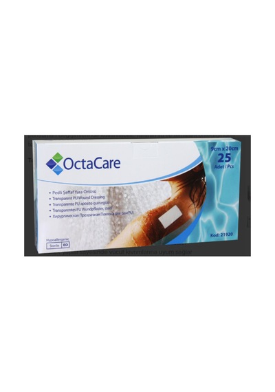 Octacare Şeffaf Yara Örtüsü 9 Cm X 20 Cm 25 Adet