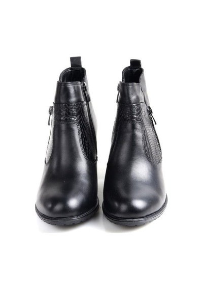 Scavia 02672 6,5 Cm Topuklu Orto Pedik Kadın Deri Bot 001