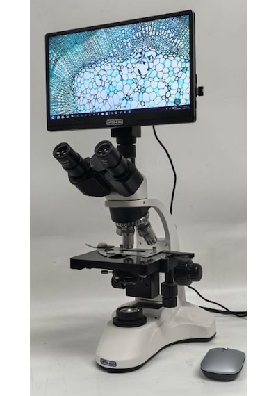 Ece Opto-edu Biyoloji Mikroskobu Trinoküler 2000x Ve Lcd Ekranlı Mikroskop Kamerası Alüminyum Bavulda