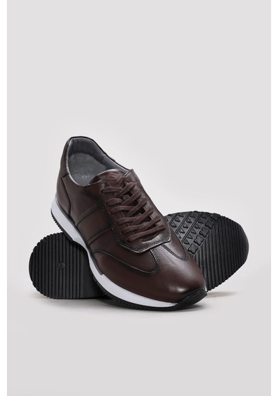 Fast Step Hakiki Deri Erkek Casual Ayakkabı 241ma1989 Kahve