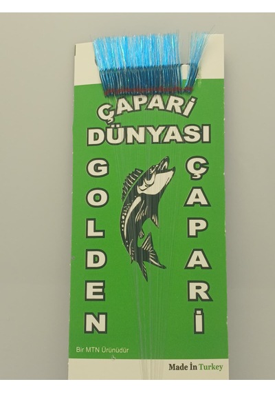 Golden 50 İğneli İstavrit Kösteği 12 No Siyah İğne -0,10 Mm -0,12 Mm Köstek Mavi