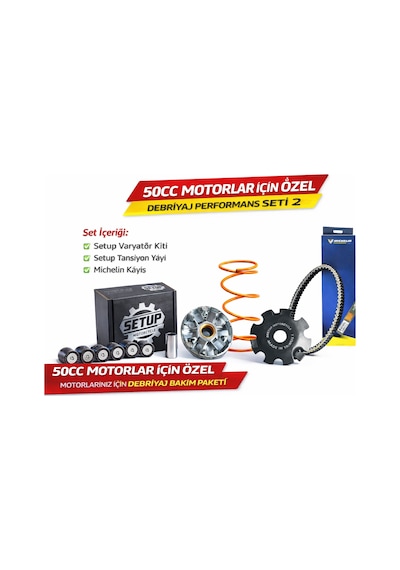 Setup Motorcycle 50cc Motorlar Için Uzun Ömür Ve Performans Debriyaj Seti