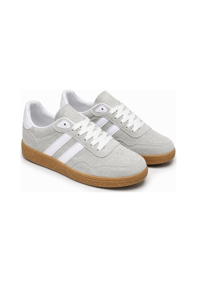 Black Flex Classic Unisex Ayakkabı 36-40 Gri Açık Gri