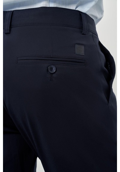 İmza Koyu Lacivert Kendinden Desenli Bez Ayağı Pamuklu Yan Cep Slim Fit Casual Pantolon 1003245168 Koyu Lacivert İmza Koyu Lacivert Kendinden Desenli Bez Ayağı Pamuklu Yan Cep Slim Fit Casual Pantolon 1003245168 Koyu Lacivert