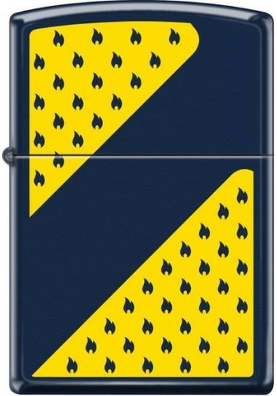 Zippo 239-069480 Yellow And Navy Design 2-2 Çakmak