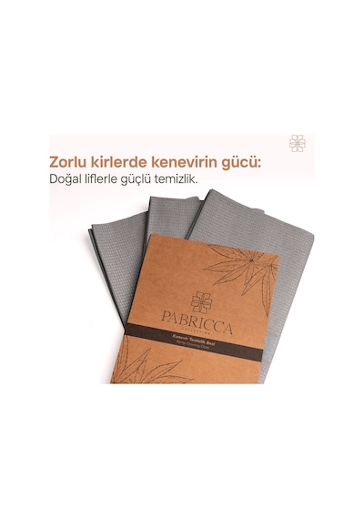 Kenevir Temizlik Bezi Doğal Ve Sürdürülebilir, , Zorlu Kir Ve Su Lekelerine Etkili Çok Renkli