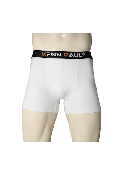 Kenn Paul Erkek Beyaz Premium Modal Boxer Yumuşak Kumaş Rahat Boxer Beyaz
