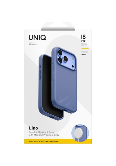 Apple iPhone Uyumlu 18 Pro Kılıf Sıvı Silikon Lino 2.5 Metreden Düşmeye Dayanıklı Soft Yumuşak Magsafe Kapak Mavi