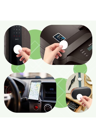 30 Adet Tag Ntag215 Kartı Etiket Etiket Mini Çıkartma Etiket Tagmo Kısa Komutlar Homekit Ve Özellikli Cep Telefonu