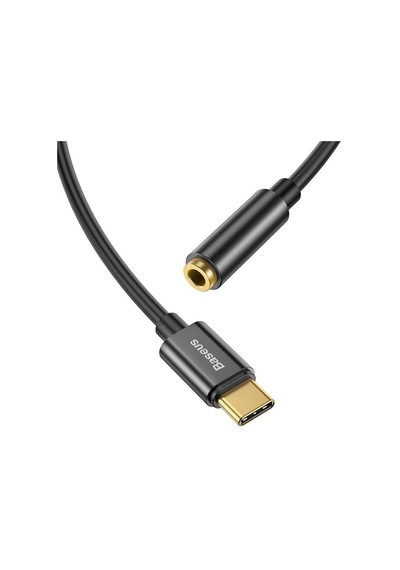 L54 Usb-c - 3,5 Mm Kulaklık Adaptörü, 24 Bit/48 Khz Dac, Siyah