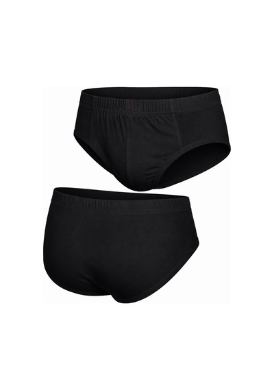 12li Pamuklu Erkek Slip Külot Renkli Ekonomik Kom Siyah