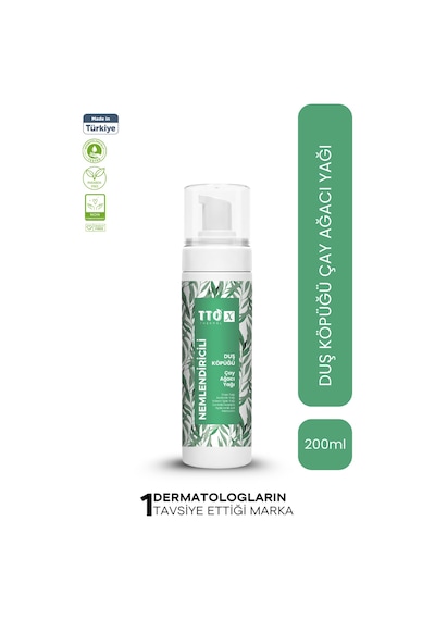 Tto-x Nemlendiricili Duş Köpüğü Çay Ağacı Yağı 200ml