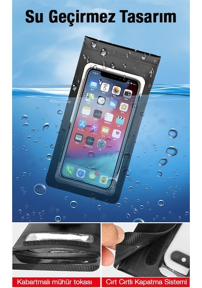 Ally F1-c Su Geçirmez Bisiklet Gidon Telefon Tutucu- 5775 Diğer