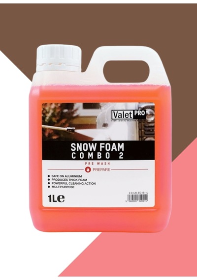 Valet Pro Yoğun Kir Sökücü Köpük - Snow Combo2 1lt.