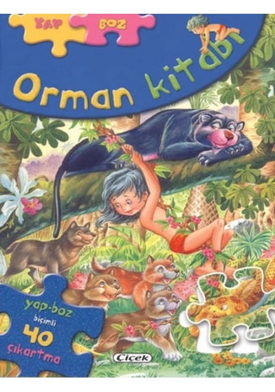 Orman Kitabı Yap-boz Çıkartmalı Masallar 3