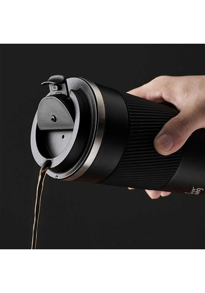 Any Morning 500 Ml Paslanmaz Çelik Termos Mug, Kaymaz Silikon Hal
