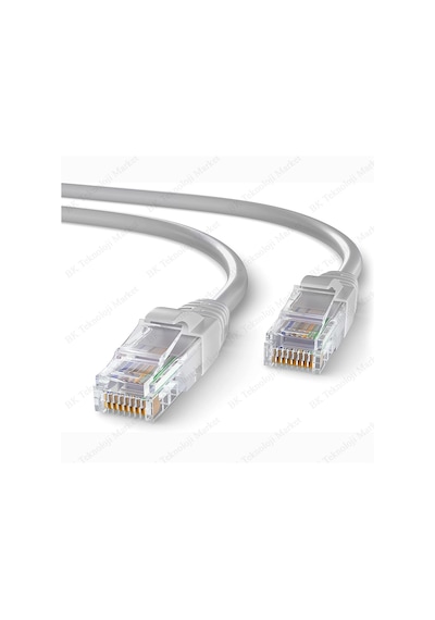 Cat5E Yüksek Hızlı Gigabit Ethernet Ağ Lan Kablosu 10 Metre