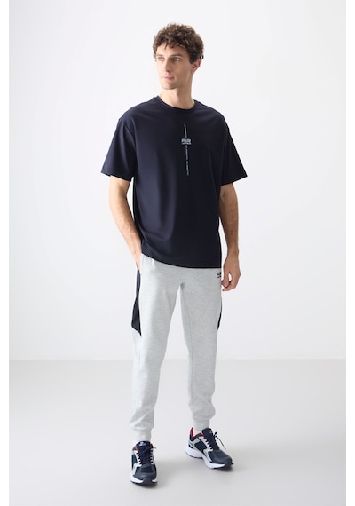 Air Jones Tommy Life Lacivert Pamuklu Kalın Yumuşak Dokulu Oversize Fit Baskılı Erkek T-shirt - 88373 Lacivert Air Jones Tommy Life Lacivert Pamuklu Kalın Yumuşak Dokulu Oversize Fit Baskılı Erkek T-shirt - 88373 Lacivert
