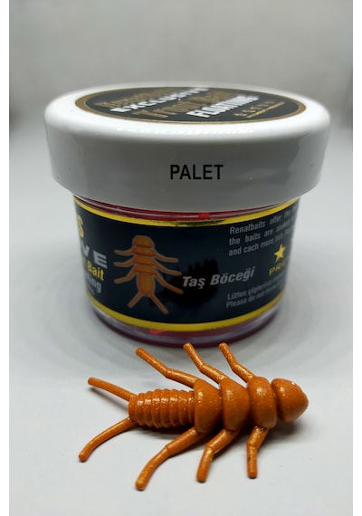 Renatbaits Peynir Kokulu Yüzen Silikon Taş Böceği Alabalık Yemi