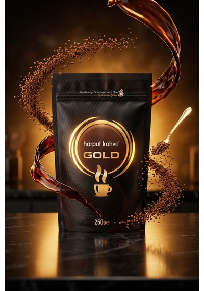 Gold Granül Kahve 250 Gr Hazır Kahve Pratik Çözünebilir Instant Coffee Folyo Paket