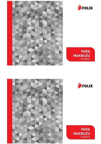 Folix Para Makbuzu 14 X 20 Cm 2-50 2 Nüsha Otokopili 50 Yaprak 2'