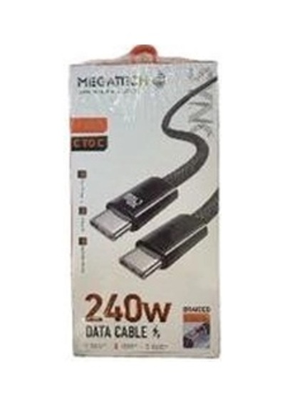 Megatech Mt-240t Hasır Type-c To Type-c Data Kablosu Kdo