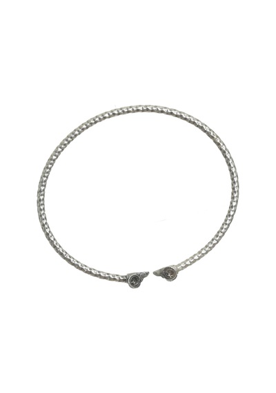 Labalaba Kadın Koçbaşı Uçlu Choker - Gümüş Altın