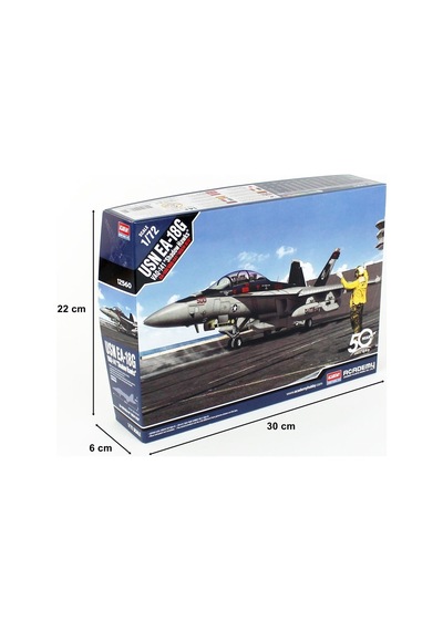 Academy 12560 1/72 Ölçek, Ea-18g Vaq-141 Shadowhawks Savaş Uçağı, Plastik Model Kiti-50340