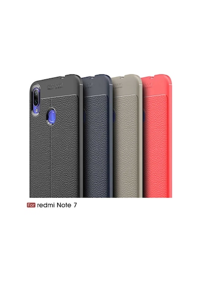 Xiaomi Redmi Note 7 Kilif Deri Tarzi Niss Silikon Case 389472364