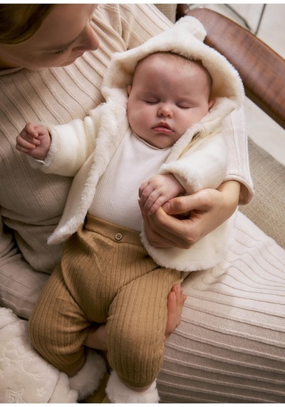 Mayoral Newborn Kız Bebek Triko Tayt Kahverengi