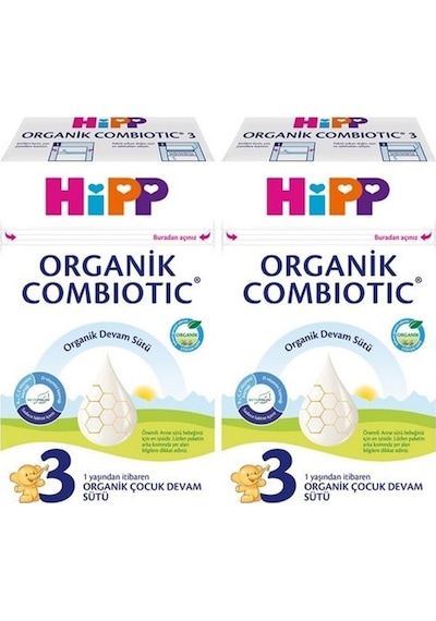 Hipp 3 Organik Combiotic Devam Sütü 600 G 2 Adet Hipp 3 Organik Combiotic Devam Sütü 600 G 2 Adet