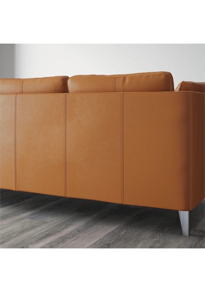 Ikea Beyaz Rahat Kanepe - 3'lü Deri Kanepe