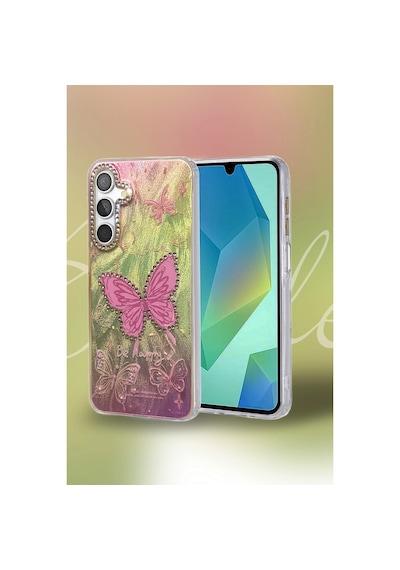 Samsung Uyumlu Galaxy A15 4g Kılıf Blade Aynalı Desenli Kapak - Desen 2 0.2M-Çok Renkli