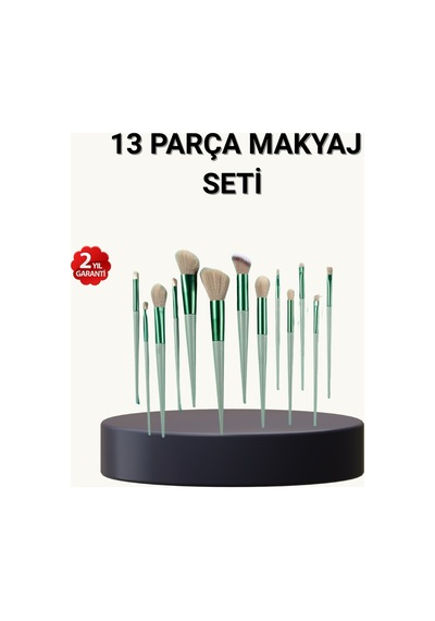 13 Lü Yumuşak Kıllı Makyaj Fırça Seti Profesyonel Kalite, Hassas Ciltlere Uygun Tkndhmngo