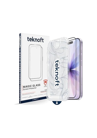 İphone 17 İçin Kolay Kurulum Kitli Takılırken Camın Altında Kesinlikle Toz Bırakmayan Ekstra Güçlendirilmiş Tam Koruma Sağlayan Pürüzsüz Lazer Kesim Premium Ekran Koruyucu Kırılmaz Cam