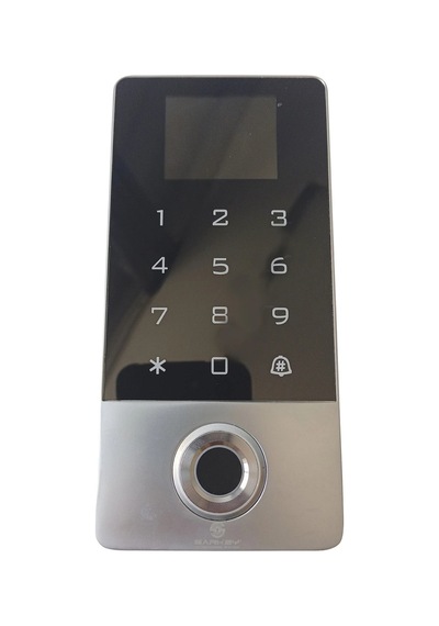 Sr-214 Lcd Em Parmak İzi Kart Şifre Okuyucu Lcd Ekranlı Metal Kasa 125 Khz 5 Adet