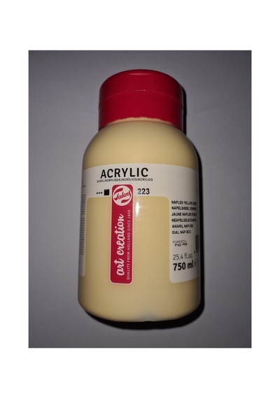 Art Creation Akrilik Boya 750 Ml. No:223 Naples Yellow Deep Naples Yellow Deep