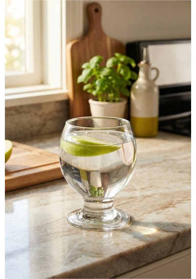 LAV Nectar Cam Meşrubat Bardağı 6'lı 280 ml  (Su Bardağı )
