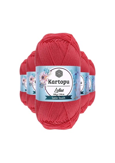 5 Adet Lotus Bikini Büstiyer Bluz Örgü İpi K810 Şeker Pembe