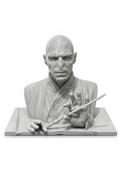 Voldemort Büst Figür Dekoratif 3d Baskı