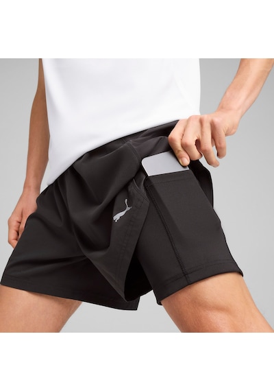 Puma Velocıty Erkek 2si 1 Arada Koşu Şortu 526611 01 Siyah