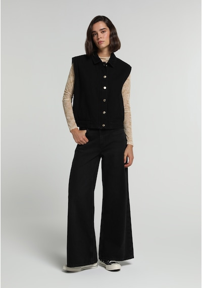 Colin's Colins Regular Fit Kadın Black Black Denim Yelek Cl1082775 Q1.v1 Dn45190