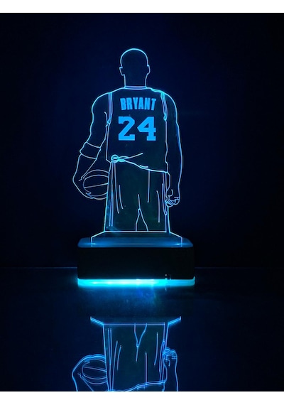 Hediye Kobe Bryant 3D Led Masaüstü Ve Gece Lambası