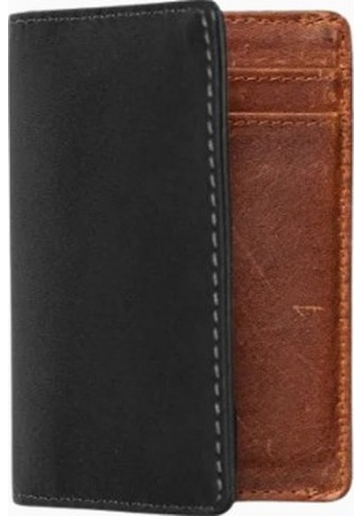 Ryoko Joplin Rfıd Korumalı Deri Unisex Kartlık Kahverengi 1