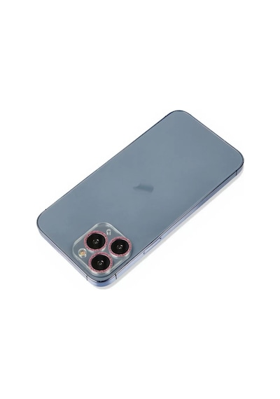 Apple İphone 11 Pro Max Shine Kamera Lens Koruma Cam - Pembe