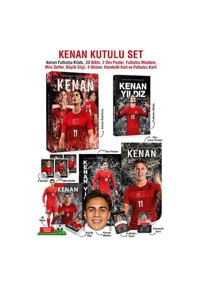 Kenan Özel Kutulu Set - Sahanın Yıldızları Kenan Kitabı, 3d Bi...