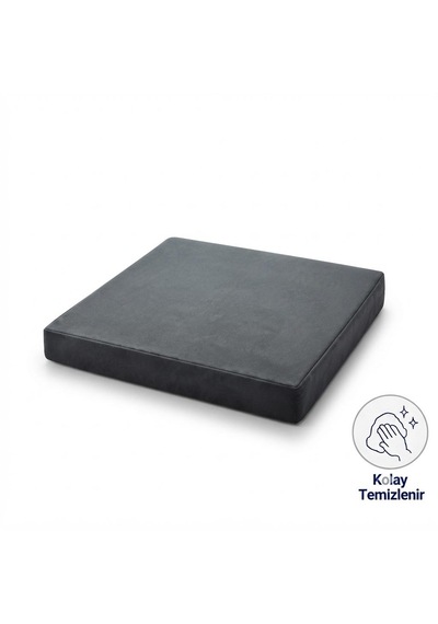 Kare 40x40x5cm Minderi , Sandalye Minderi ,kreş Anaokulu Oyun Minderi , Bahçe Dekor Minderi 40x40x5 Cm 5 Adet Antrasit