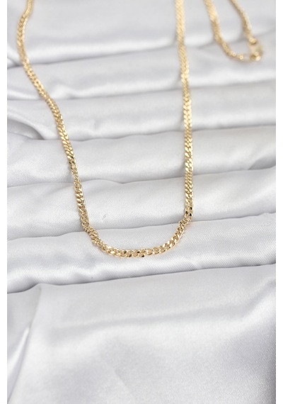 Cm 14k Gold Renk 60 Cm Zincir Kadın Kolye - Lisinya altın